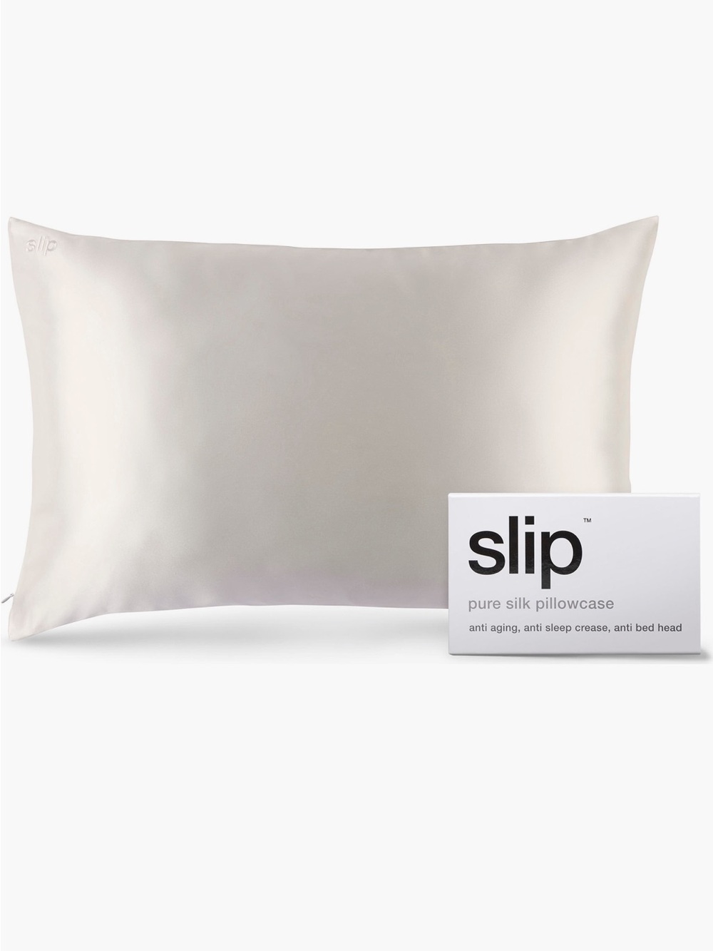 Slip Pure Silk Pillowcase in Pearl White